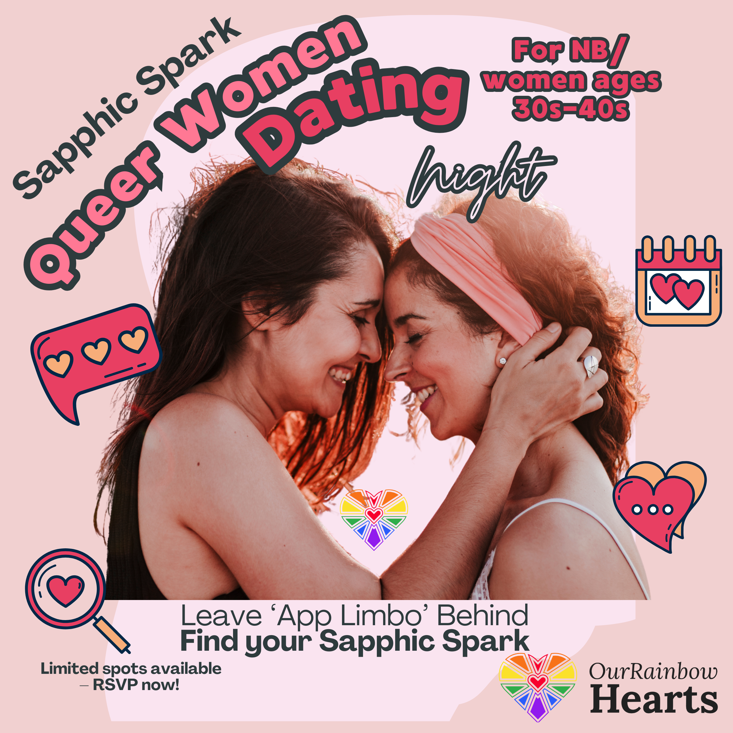 Sapphic Spark: Queer Women Dating for 30s to 40s in Glasgow