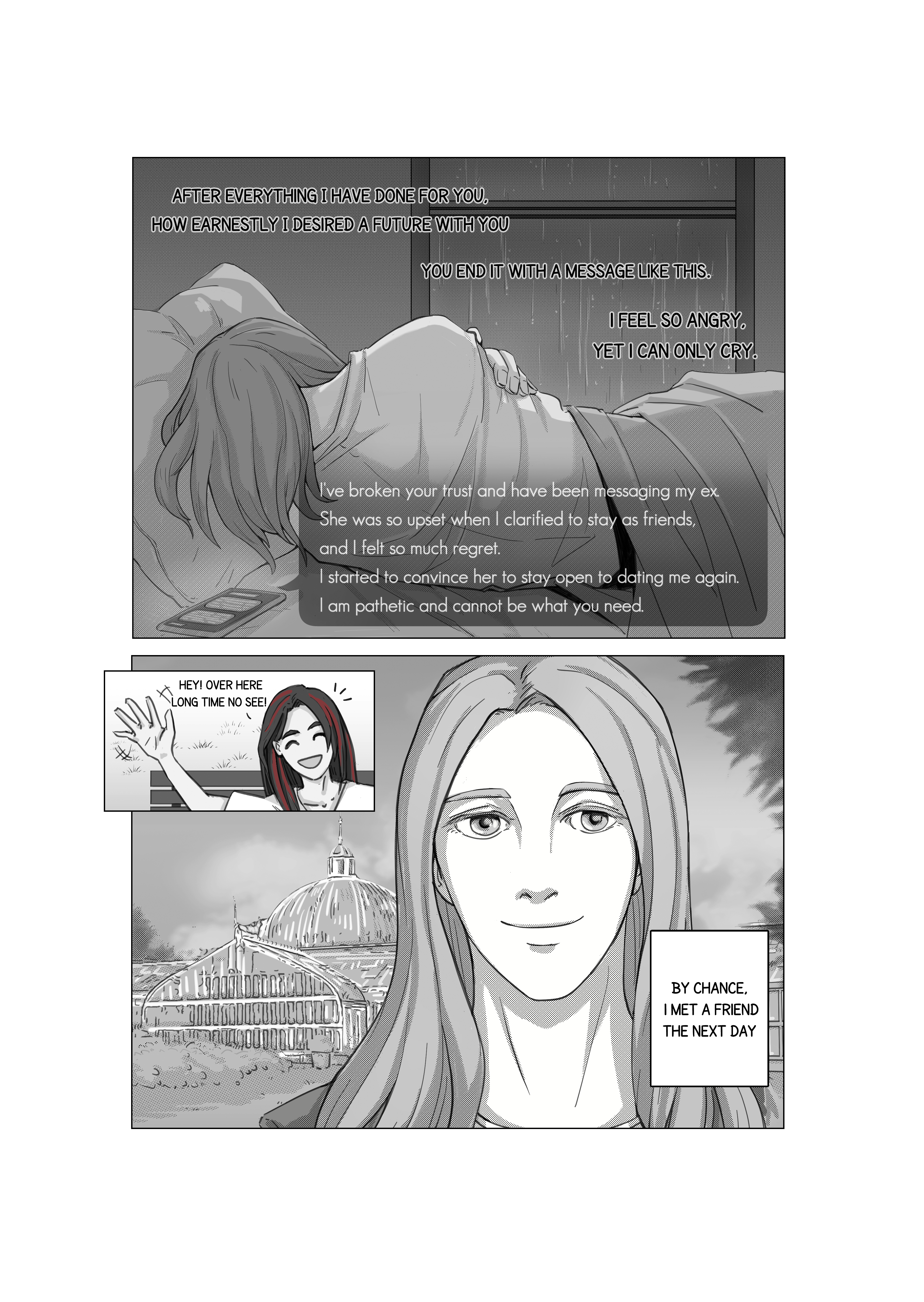 Healing and Finding Love: A Heartfelt Story in Our New 4-Koma