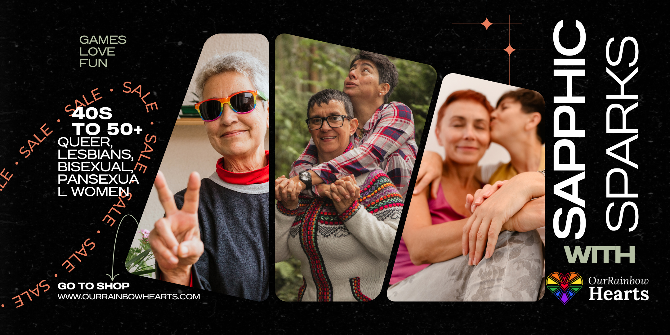 Sapphic Spark: 40s to 50s+ Queer, Lesbian, Bisexual Women Dating Mixer